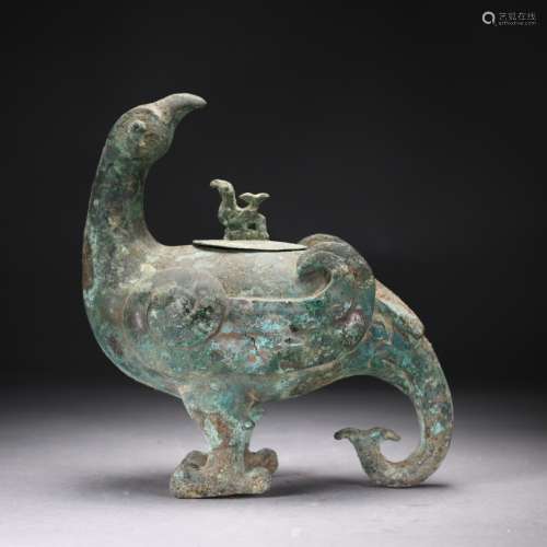 A Chinese Archaic Bronze Animal Figure