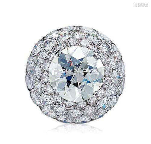海瑞·温斯顿设计 8.06克拉钻石戒指