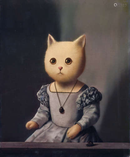 张凯（B.1985） 2009年作 小公主 油彩 画布