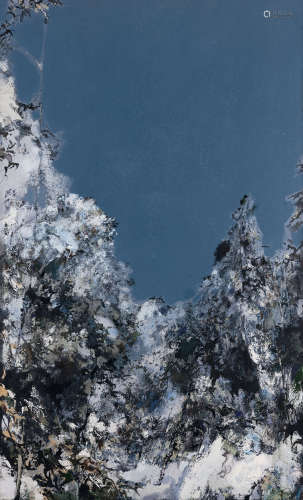 洪凌（B.1955） 2004年作 穹雪之三 油彩 画布