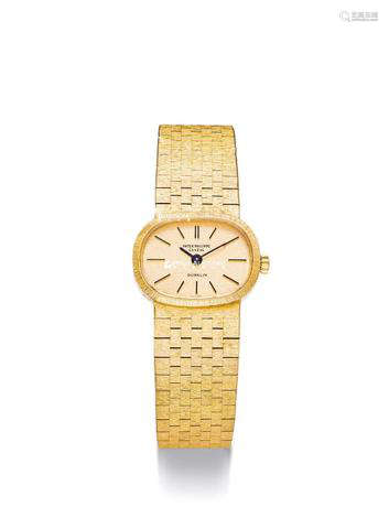 百达翡丽 精致，女装黄金椭圆形机械腕表，「Golden Ellipse」，型号3373/1，年份约1967，附原厂后补证书
