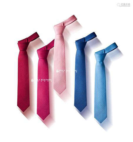 爱马仕 2018 丝质领带 （一组五条）
