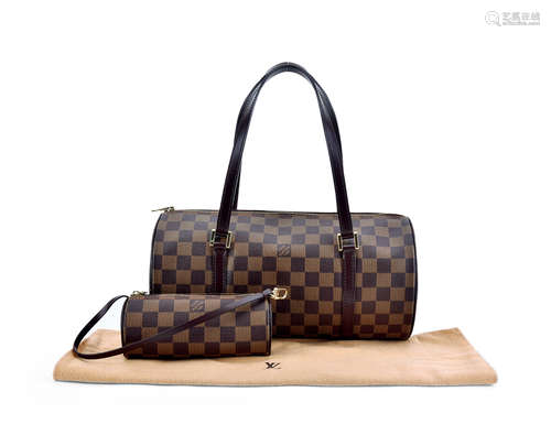 LOUIS VUITTON Damier Ebene Papillon 手袋