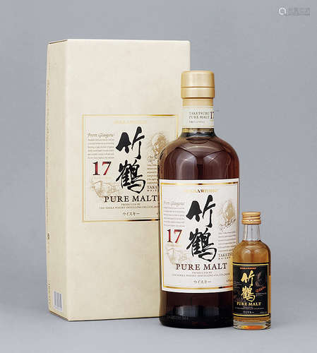 Nikka 竹鶴17年 連竹鶴酒版