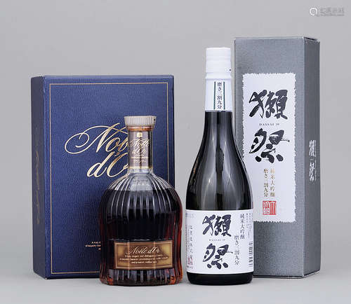 90年代  Suntory Noble D'or Brandy 連獺祭三割九分純米吟釀