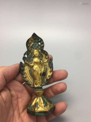 Chinese bronze Buddha.