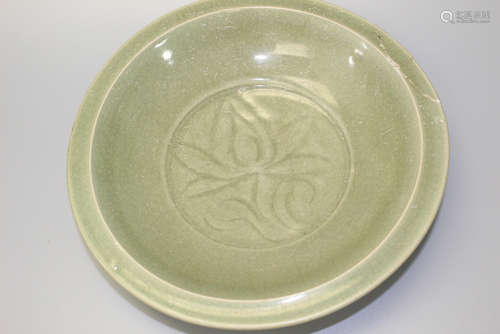 Chinese longquan celadon glaze porcelain bowl, Song