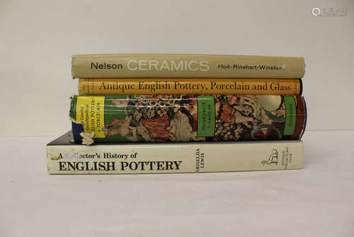 Group of English Pottery, Pocelain and Glass books. (