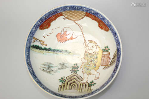 Japanese Imari porcelain bowl.