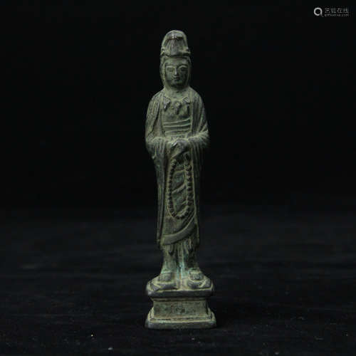 Chinese bronze Buddha.