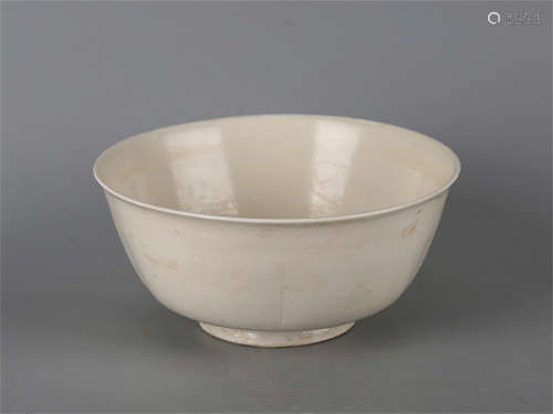 Chinese Ding Ware porcelain bowl.