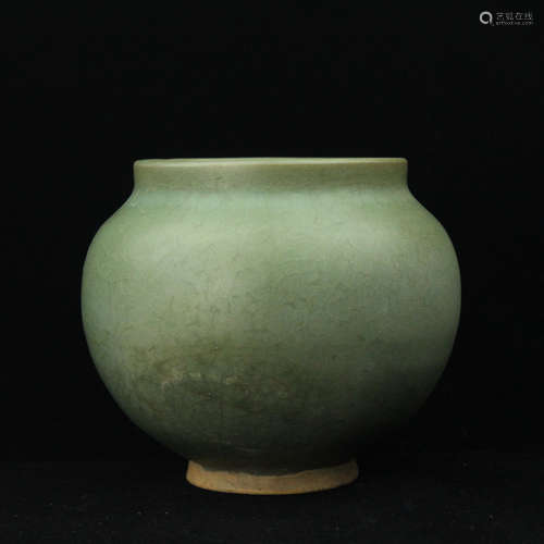 Chinese celadon porcelain jar.