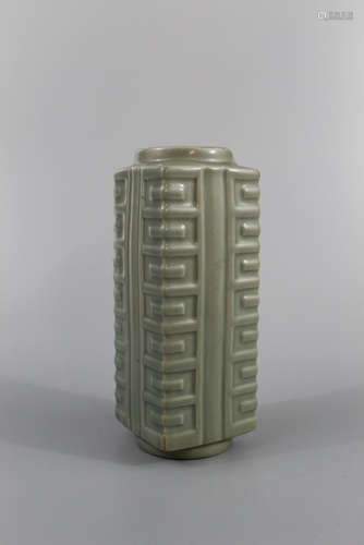 Chinese celadon glazed porcelain Vase.