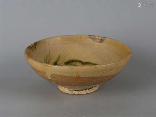 Chinese pottery bowl.