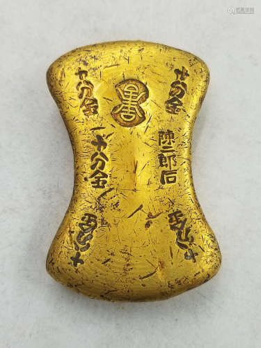 11-12TH CENTURY, A GOLD, SOUTHERN SONG DYNASTY