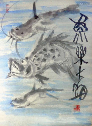 陳大羽    魚樂圖