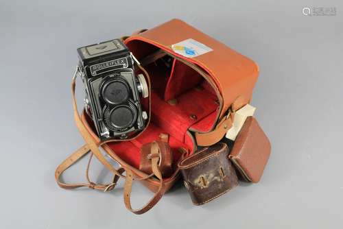 A Vintage Rolleiflex Model K8 T1 Syncro Compur Camera