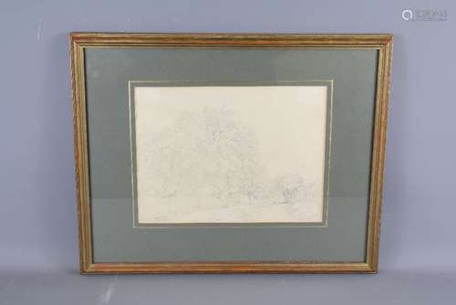 Attributed to John Constable (1776-1837) Pencil Drawing