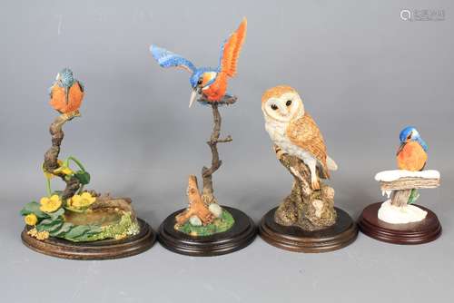 A Collection of Country Artists Bird Figurines