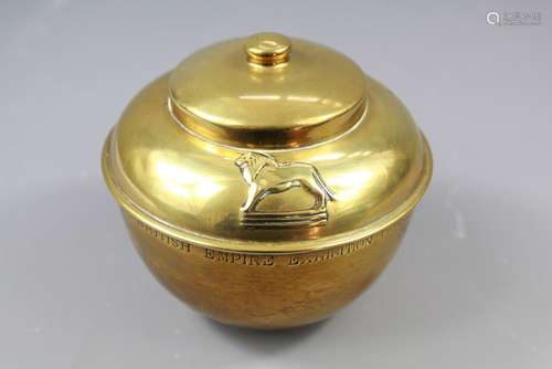 Lipton Brass Tea Caddy