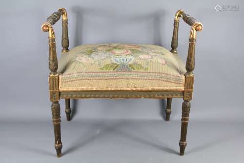 A Victorian Tapestry Window Seat