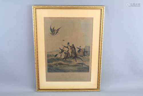 Antique Hand-coloured Print entitled 