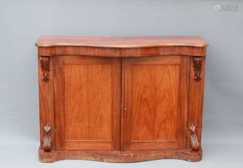 A Victorian Rosewood Chiffonier