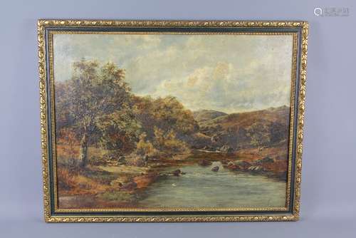 F.E Hill (Exb.1899) Oil on Canvas.