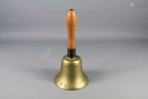 A Brass School Bell inscribed A