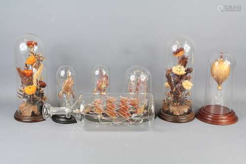 A Collection of Decorative Glass Domes