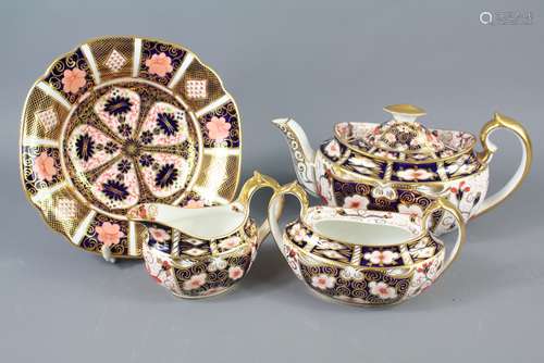 A Part Royal Crown Derby Tea Set