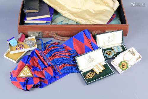 Early 20th Century Royal Sussex Lodge of Emulation - Grand Lodge of Wiltshire Masonic Regalia and Jewels