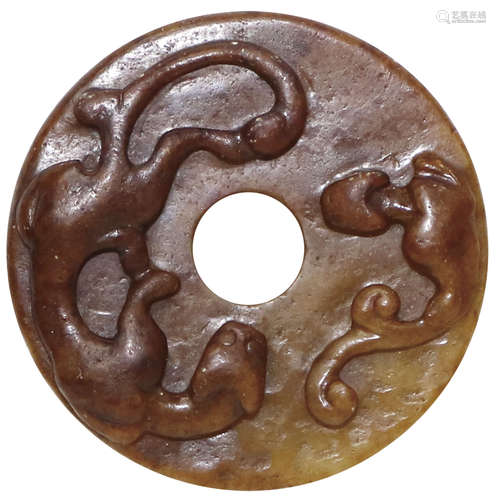 宋  Song Dynasty (960 - 1297) 蟠龍璧