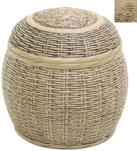 竹織型茶葉罐