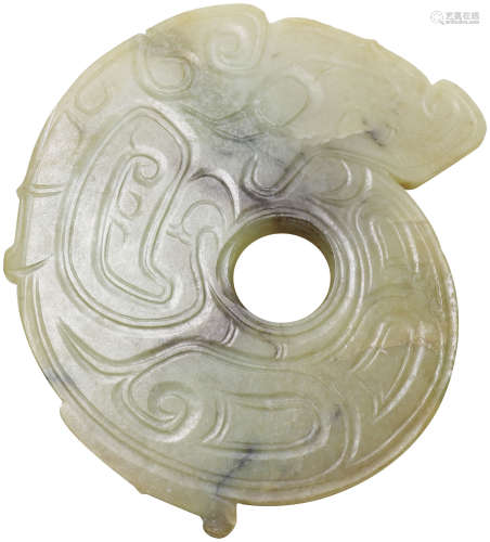 Spring and Autumn (770-476 BC) 西周纹飾咬尾龍珮