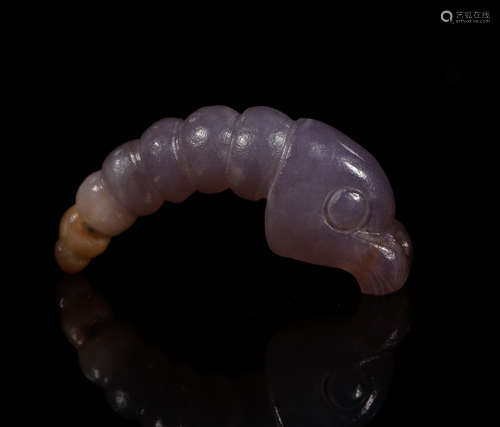 Han Amethyst Carved 'Cicada‘