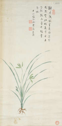Orchids Zhang Boju (1898-1982)