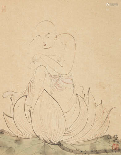 Sitting in a Lotus Ma Jun (b.1975)