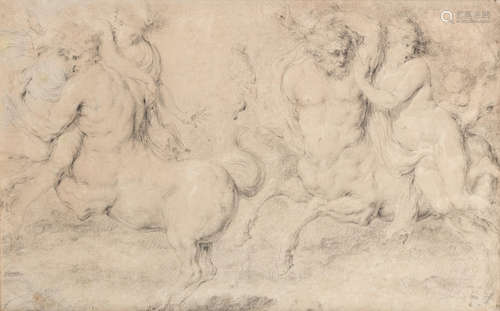 Nessus and Deianira Follower of Sir Peter Paul Rubens(Siegen 1577-1640 Antwerp)