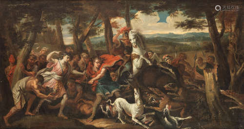 The hunt of Meleager and Atalanta After Charles Le Brun17th Century