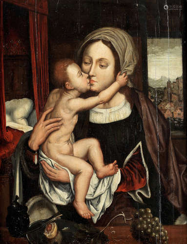 The Madonna and Child After Quentin Massysearly 17th Century