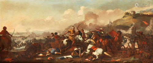 A cavalry skirmish between Turks and Christians Marzio Masturzio(active Naples, circa 1670)