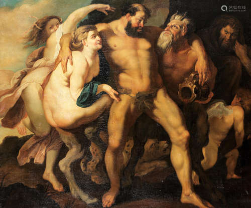 Drunken Hercules After Sir Peter Paul Rubens18th Century