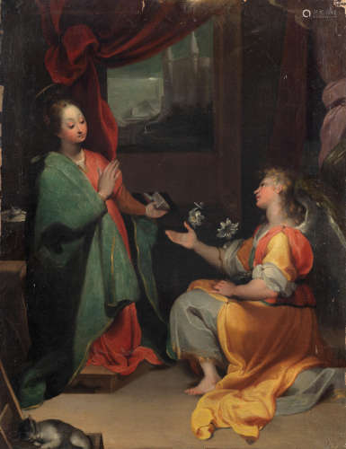 The Annunciation unframed After Federico Barocci17th Century