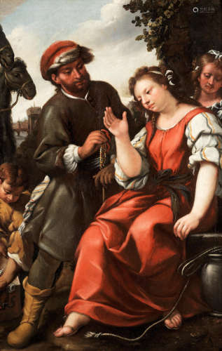 Rebecca and Eliezer at the well Studio of Giuseppe Nuvolone(Milan 1619-1703)