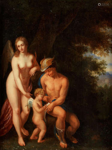 Venus with Mercury and Cupid After Antonio Allegri, called il Correggio17th Century