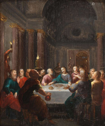 The Last Supper Circle of Hendrick van Steenwyck the Younger(Antwerp circa 1580-1649 ?Leiden)