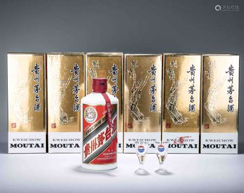2012年 貴州茅台酒(醬香型白酒) 六瓶