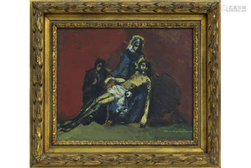 BROEDER MAX (1903 - 1973) olieverfschilderij op paneel : 