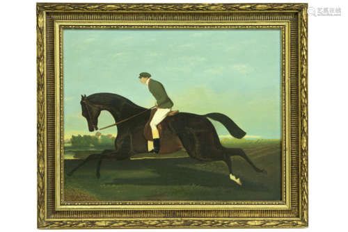DE DREUX ALFRED (1810 - 1860) - STUDIO van olieverfschilderij op doek in naïeve [...]